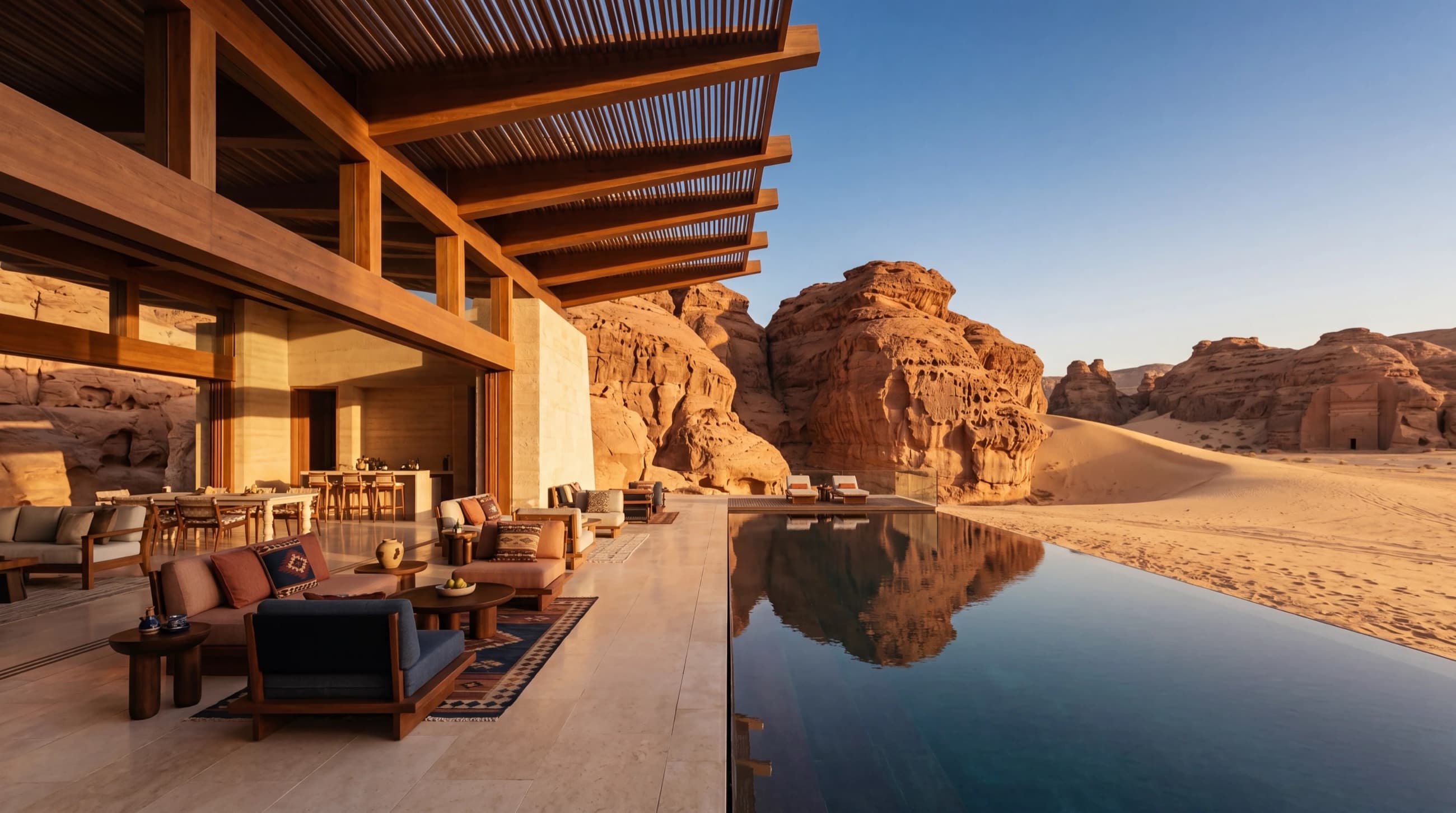 A landmark BELDOR destination set against the Saudi landscape